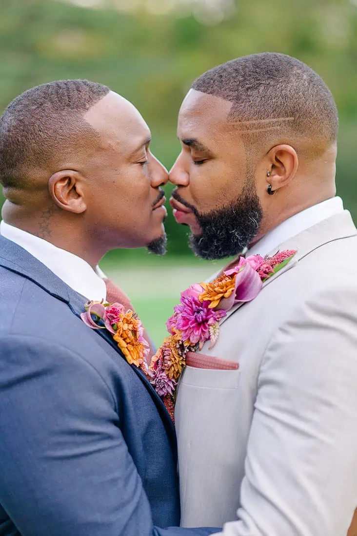 black gay wedding
