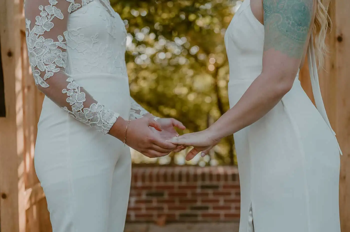 lesbian wedding outfits