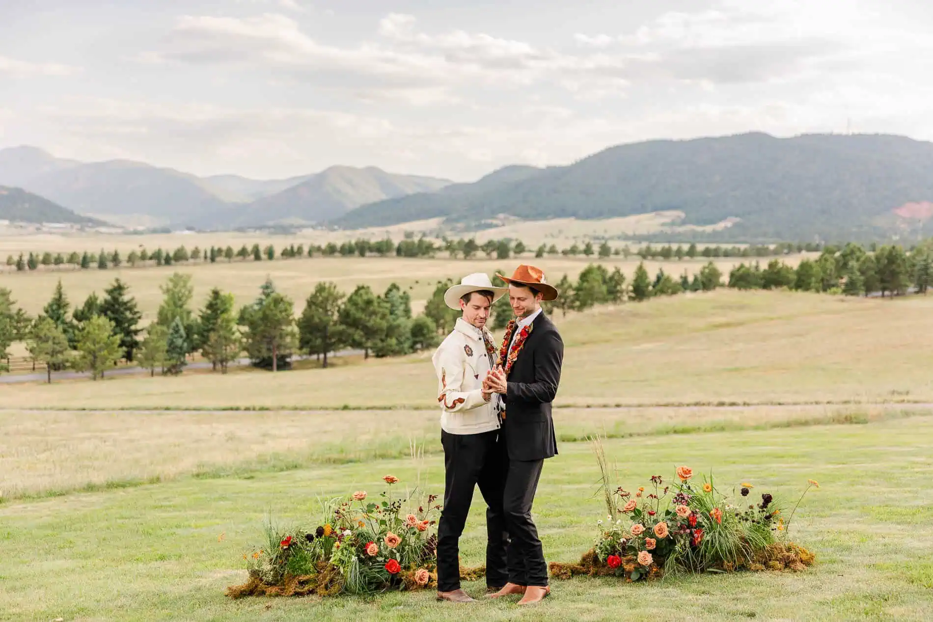 Stylish Western Wedding